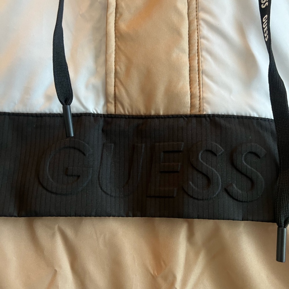 GUESS Rex Colorblock Padded Half Zip Jacket Size L - Picture 5 of 8